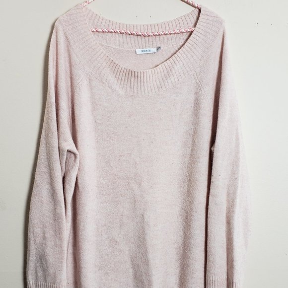 RICKI'S PINK WOMAN'S PULLOVER SWEATER SIZE XXL WINTER WARM FASHION WEAR - Picture 12 of 13